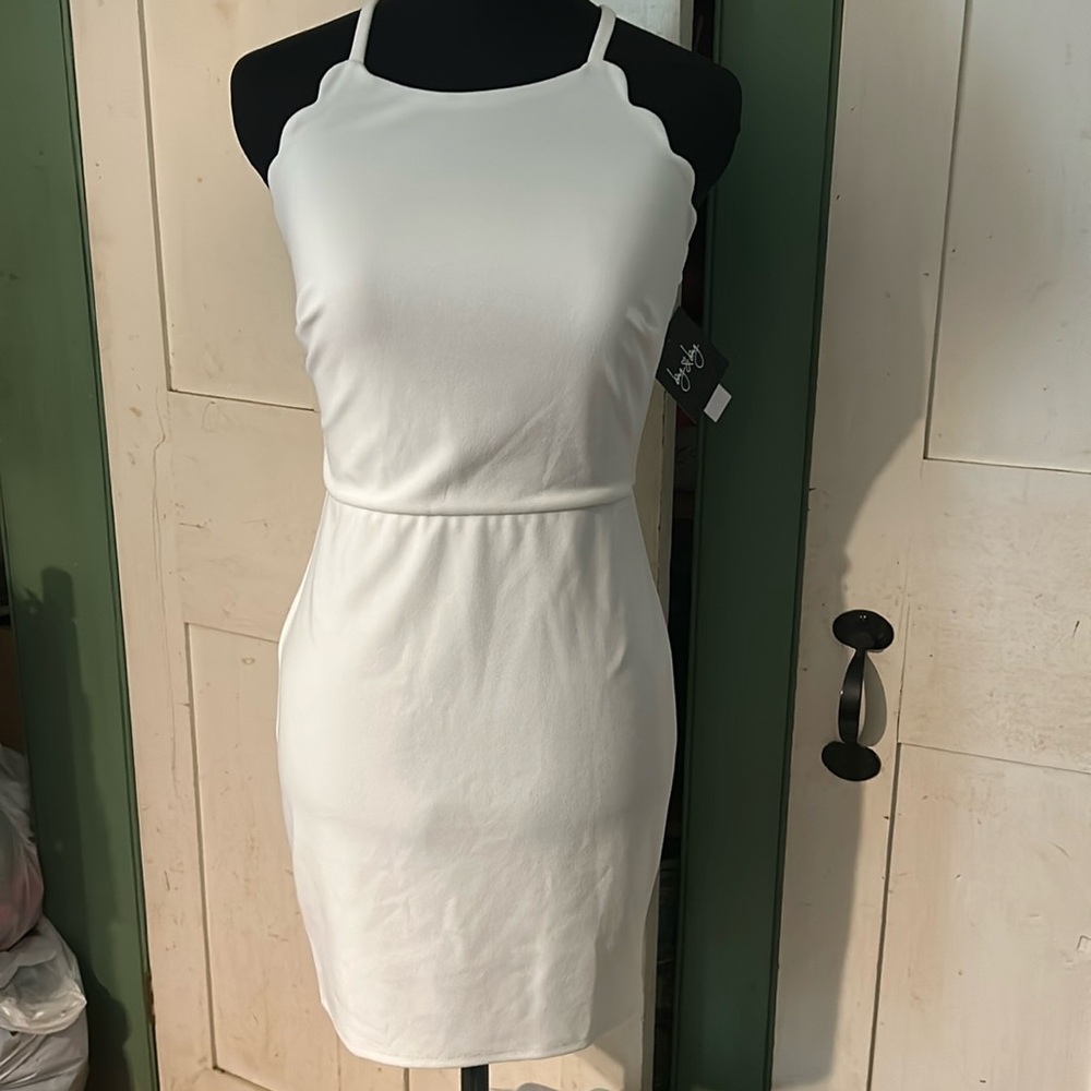 3/$50 NWT By & By Bodycon Halter Dress Casual Party Dance Date Travel